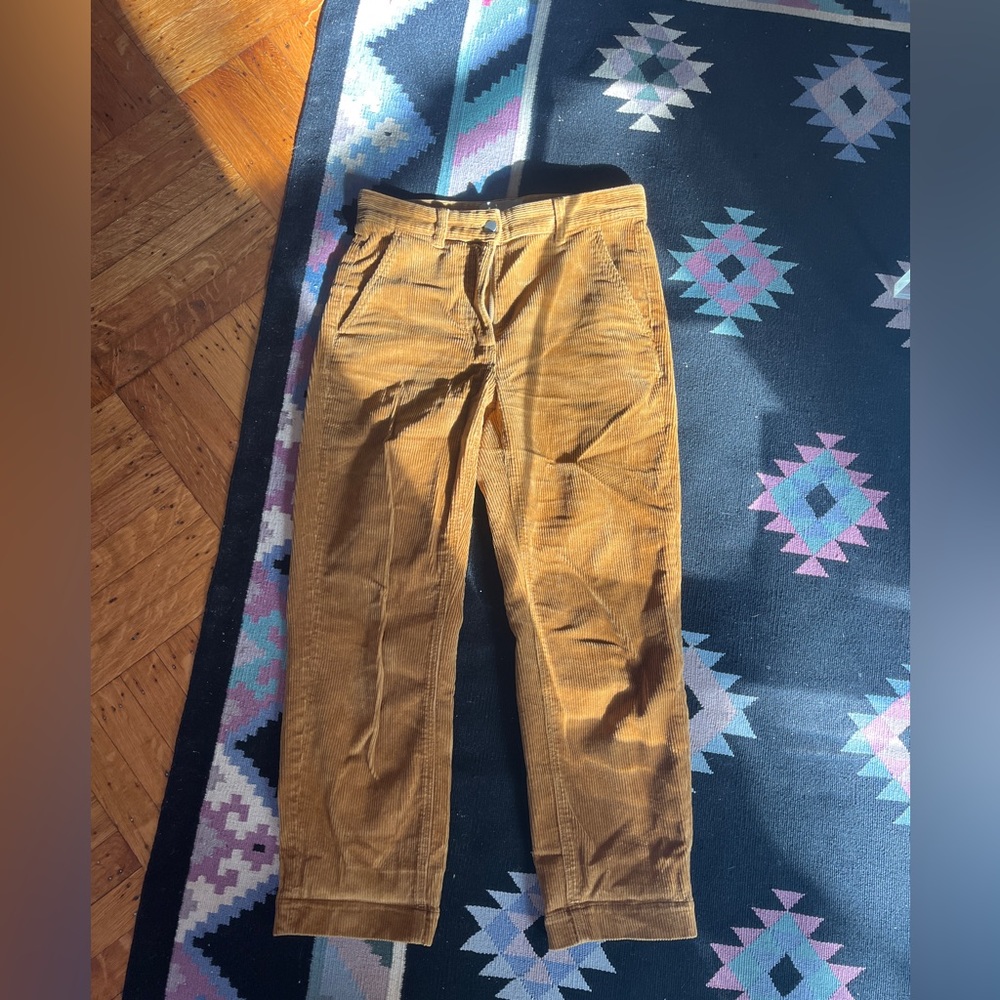 Everlane corduroys golden brown